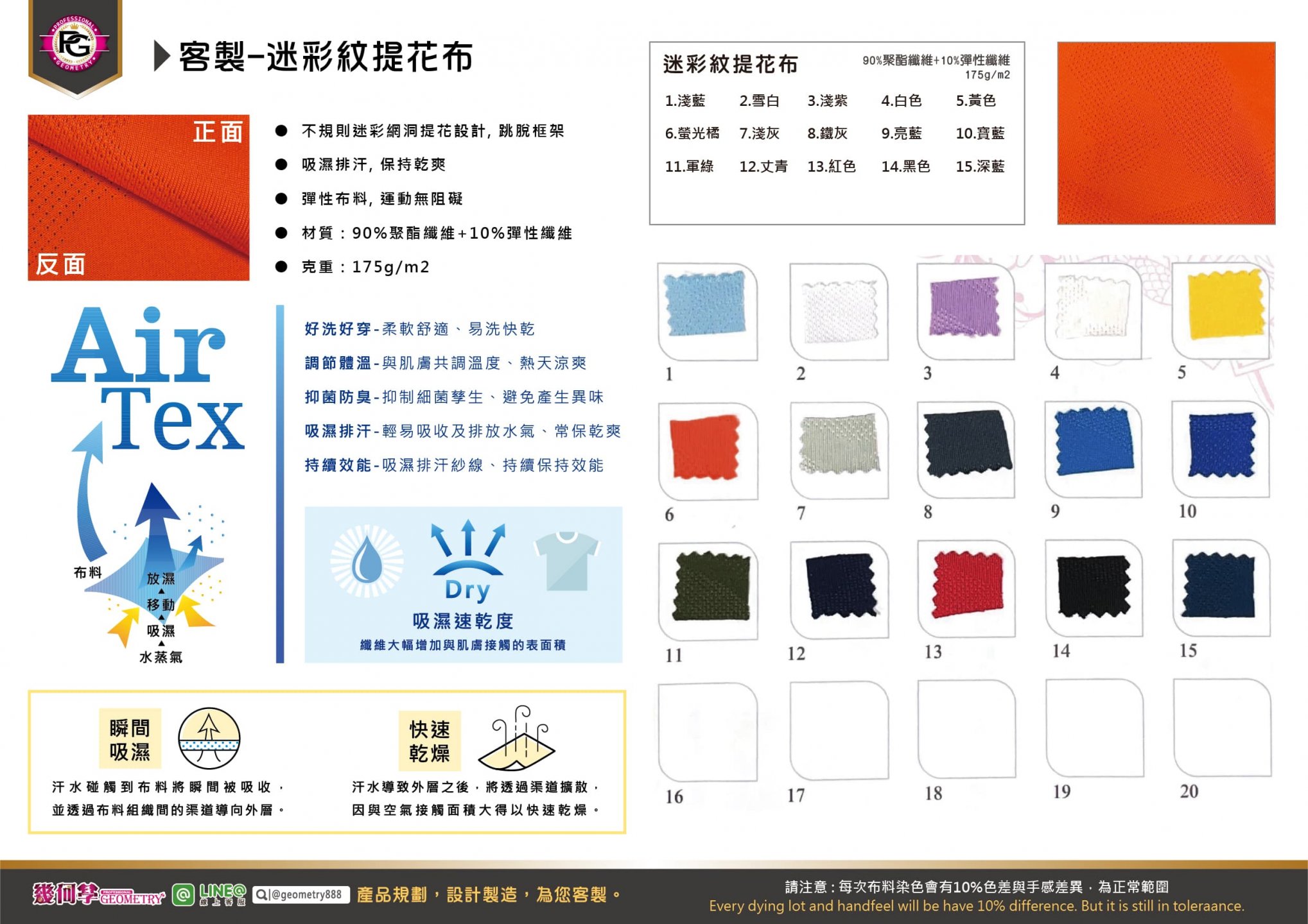 A.客製布種