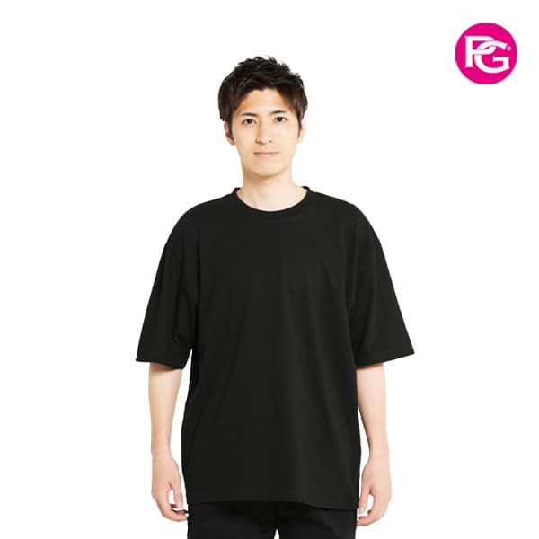 ST-1073 全棉圓領落肩T恤