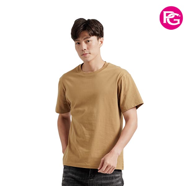 ST-1074 頂級重磅小落肩精梳純棉T